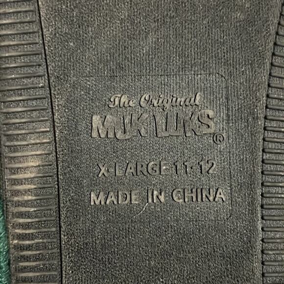 Muk Luks Women’s Size XL 11-12 Slippers Hard Bottom Faux Fur Inside - Picture 6 of 10